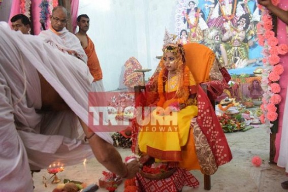 Kumari Puja observed on Maha-Astami